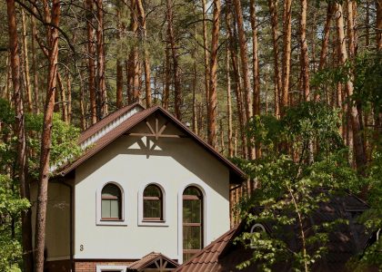 Заміський комплекс Мухомор серед соснового лісу